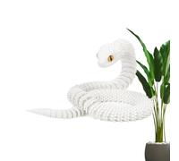 Serpent imprimé en 3D, jouets serpent, jouet anti-stress avec articulations mobiles | Jouet de bureau fluorescent pour décoration de la maison, modèle de jouet animal divertissant
