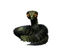 Serpent imprimé en 3D - Modèle d'animal de compagnie articulé par table, figurine avec joints flexibles, ornement unique, jouet créatif de collection, design léger et durable | Espositor