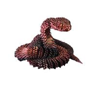 Serpent Imprimé en 3D - Modèle De Serpent Flexible De 12 Pouces | Dragon De À Collectionner pour La Décoration De La Maison Et du Bureau - Serpents Articulés Réalistes, Jouet À Collectionner P