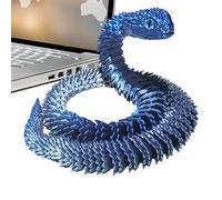Serpent Imprimé en, Jouet Anti-Stress Serpent, Serpent Fidget Imprimé en, Objets de Collection de Serpents articulés imprimés en, Jouet Anti-Stress, décoration de la