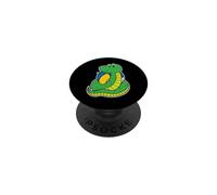 Serpent Joue au Volleyball PopSockets PopGrip Adhésif