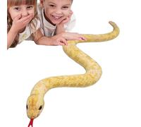 Serpent Luxueux, Peluche de Serpent Farce - Part Cobra Prank Props - 39 Pouces en Peluche Serpent Farce Grand Jouet Cobra pour pour Les blagues de fête d'halloween