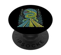 Serpent Mexique Aztèque Ancien PopSockets PopGrip Adhésif
