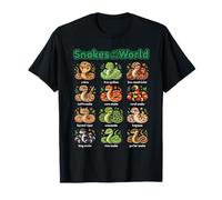 Serpent Mignon Serpent Kawaii Serpents du Monde T-Shirt