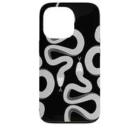 Serpent Noir et Blanc Gothique académie Noir et Blanc Coque pour iPhone 13 Pro