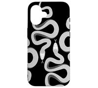 Serpent Noir et Blanc Gothique académie Noir et Blanc Coque pour iPhone 16