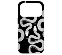 Serpent Noir et Blanc Gothique académie Noir et Blanc Coque pour iPhone 17 Pro