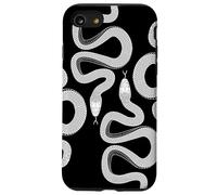 Serpent Noir et Blanc Gothique académie Noir et Blanc Coque pour iPhone SE (2020) / 7/8