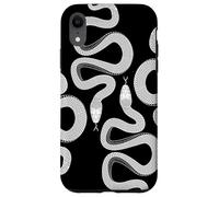 Serpent Noir et Blanc Gothique académie Noir et Blanc Coque pour iPhone XR