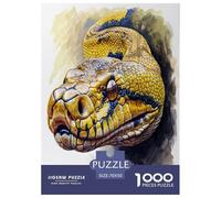 Serpent Puzzle 1000 Pièces Cadeau Unique Jeu Éduchatif Défi Jouet À De Qualité Supérieure Peinture Art pour Adultes Et Enfants À Partir De 14 Ans 70x50cm/1000pcs