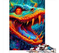 Serpent Puzzling for Gift Puzzles de 1000 pièces Planche recyclée de qualité supérieure Jeux éducatifs pour Adolescents et Enfants Puzzle de décoration de la Maison. 1000 pièces (26x38 cm)