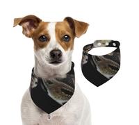 Serpent Python,Bandanas pour Chien, écharpe en Coton, Bavoirs réglables pour Animaux de Compagnie,L