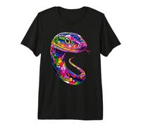 Serpent Python Cobra Mamba Serpent à Sonnette Doux Serpents T-Shirt Haut de Gamme