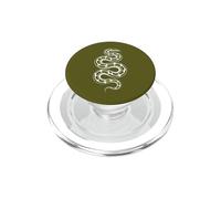 Serpent Python Mignon Balle pour Mamans Reptiles Vert PopSockets PopGrip pour MagSafe