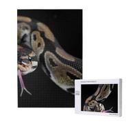 Serpent Python,Puzzle Familial en Bois de 1 000 pièces pour Adultes et Adolescents