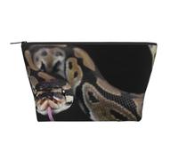 Serpent Python, Trousse de Toilette Trousse de Maquillage Sac à cosmétiques Trousse de Toilette de Voyage Portable