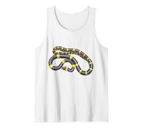 Serpent rayé Noir et Jaune Débardeur