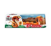 Serpent robotisé - ROBO ALIVE - Cobra - Déplacement sinueux - Langue mobile - Effets effrayants