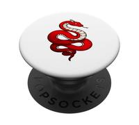 Serpent Rouge PopSockets PopGrip Adhésif