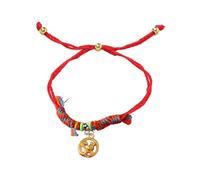Serpent sophistiqué avec chaîne de poignet Uniqeu en corde rouge pour porter chance et protéger pendant l'année du serpent