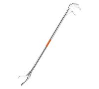 Serpent Stick - Pince attrape-serpent, hochet à large mâchoire | Attrape-serpents professionnel en acier inoxydable avec verrou, tige de préhension pour randonnée, camping, pêche (120 cm)