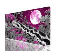 Serpent Tapis de Souris Lune Imperméable Tapis de Souris XXL 70x30x0.3cm, Gaming Mouse Pad Améliorer la Précision et la Vitesse, Mouse Pad pour Bureau Gamer Clavier sans Fil Pc Portable Model-5200
