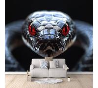 Serpent Venimeux Papier Peint Panoramique Animaux De La Jungle Serpents Venimeux Papier Peint intissé 300 × 210 cm Intissé Photo Mural Moderne Poster Salon Chambre Mur de fond Décoration de Maison