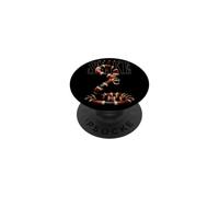 Serpent Visage de Serpent Corail pour Reptile PopSockets PopGrip Adhésif