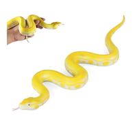 Serpents artificiels, Serpents en Caoutchouc, Jouets pour Serpents, Crotales, Accessoires de Jardin répulsifs pour Oiseaux/Chats, Accessoires de farces d'halloween (Python)