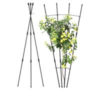 Serpents de jardin - Lot de 2 supports d'escalade antirouille pour l'intérieur | Tour d'aide réutilisable pour balcon, serre, , tomates, vignes, roserres et terrasses