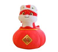 Serpents farcis, animaux en peluche serpent, animaux en peluche du nouvel an chinois 2025, chinoise en peluche de serpent jouet animal chinois