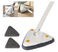 SERPILLERE - LAVETTE -TETE BAL AI ESPAGNOL Vadrouille de Nettoyage Réglable Rotative à 360° Balai de Nettoyage Triangulaire Reusable