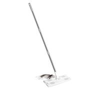 Serpillère Plate - Nettoyant Humide Sec | Serpillère Long Manche pour Sol Dur,pour Cuisine Salle de Bain Sol Dur