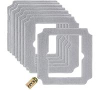 Serpillère rechange pour robot lave-vitres - WOOPSO - 8 pièces - Compatible Ecovacs Winbot Mini - Microfibre