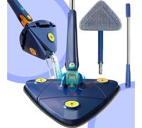 Serpillère Rotative à 360° Multi-Surfaces Avec Essorage Automatique - Triangulaire Pour Nettoyage de Sols