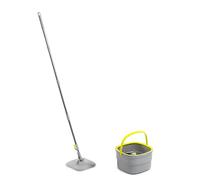 InnovaGoods Serpillère rotative autonettoyante Selimop – Seau séparateur – Gris