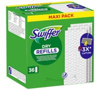 Serpillère sèche, pack de recharge de 36