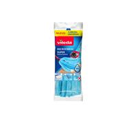 Vileda 167433 Serpillère en microfibre avec bandes et tête universelle, Bleu, Talla unica