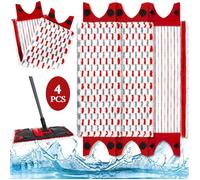 serpillères compatibles Vileda Ultramax - Lot de chiffons de rechange pour serpillière - Housse de serpillière extra lar Étiquette