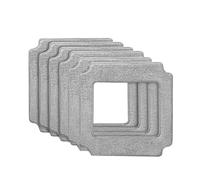 Serpillères De Nettoyage 21 X 21 Cm, Compatibles Avec Le Robot Nettoyeur De Vitres Abir WD8, Chiffons Lavables Et Réutilisables, Faciles À Remplacer