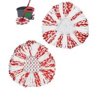 Serpillères de Rechange Microfibre - AQSACOKIYA - 2 Têtes de Balai Rechange Vileda Turbo 3 en 1 EasyWring&Clean Spin Mop