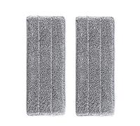 Serpillères en Microfibre pour Balai Lave-Sol Housse de Nettoyage de Rechange Vadrouille La Tête de Ménage de Vadrouille pour Balai Plat Nettoyage en Microfibre/Lingettes de Nettoyage 33x12mm Serria