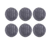 Serpillères Souples de Rechange Dyson, Lot de 6 Tampons | Gris Chiffons en Microfibre Ø 15 cm, Compatible avec Dyson V7 V8 V10 V11 V15 | Lavables pour Tête De Vadrouille Faciles à Installer