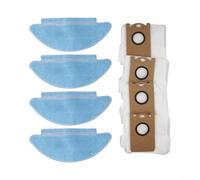 Serpillière et sac à poussière Accessoires compatibles avec ForLUBLUEU SG60 et ForTikom L9000 Robot Aspirateur pour une épilation efficace de la poussière et des poils