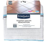 Serpillière gaufrée extra blanche Starwax