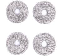 Serpillière lingette rayée Grise Lavable-Accessoire pour la série DEEBOT X1 (Omni/Turbo) D-WP04-0006-Gris