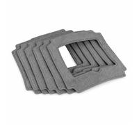 Serpillière Microfibre Compatible avec LIECTROUX YW509 Robot Lave-Vitres | Chiffon Lavable de Rechange pour Robot Lave-Vitres, Serpillière Tissu Gris
