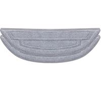 Serpillière Vibrante Antibactérienne À Deux Zones, Chiffons Accessoires Pour Roborock Saros 10 Aspirateur Lot De 2 (Gris)