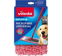 Serpillière Vileda Pet Pro Microfibre 1 unité Rouge/Blanc