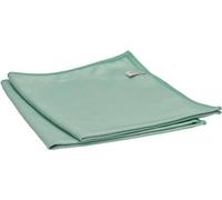 Serpillières microfibres Diamant - 53 x 70 cm - Lot de 2 - Vert - Chiffons de nettoyage hautement absorbants pour sols lisses